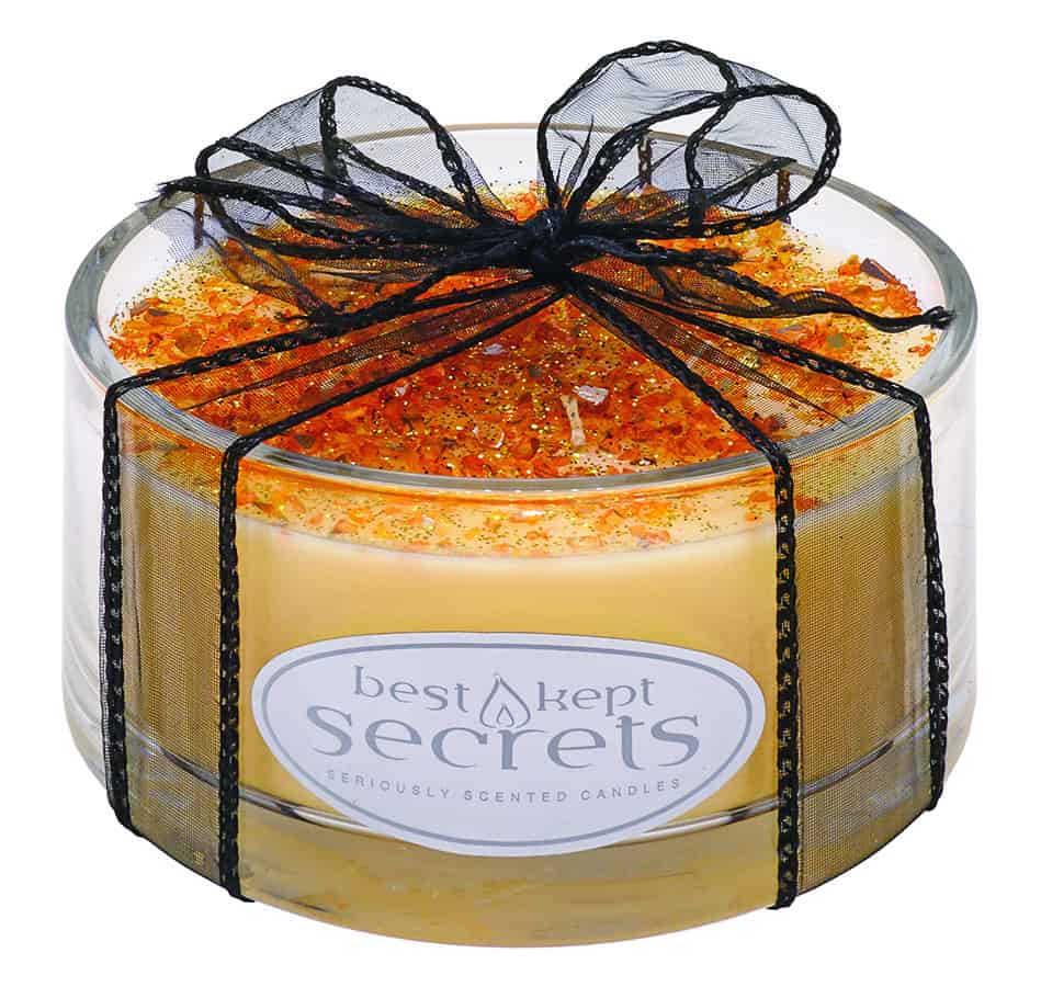 Centrepiece 5 Wick Candles Gold Dust Best Kept Secrets
